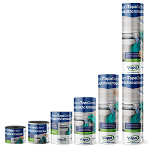 Fita Tapa Goteira multiuso autoadesiva flexível 20cm Viapol