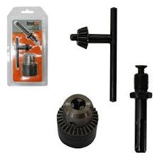 Mandril 13mm 1/2 com adaptador SDS e chave kit 3 peças. Cód: BHF1465. Fornecedor: Bestfer.