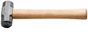 Marreta oitavada com cabo de madeira 1000g. Cód: BFH3442. Fornecedor: Bestfer.