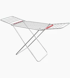 Secador de chão em alumínio com pés e abas. Cód: VAR0670. Fornecedor: Botafogo.